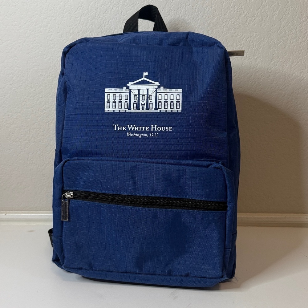 The White House Washington DC Historical Association Blue Mini Backpack Travel